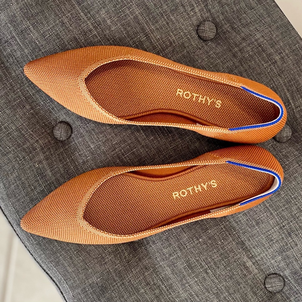 Rothy’s The Point in Fawn - Women’s Size 8